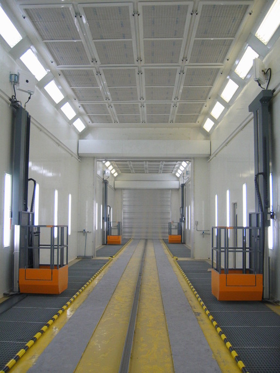 Otobüs Boyama Hattı